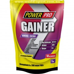 Гейнер Power Pro (Банан, 1 кг)